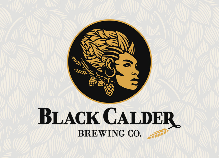 logo and design for Black Calder Brewing Co