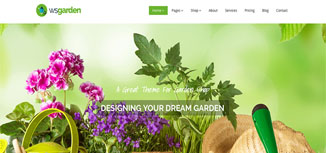 wordpress for independent garden center
